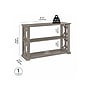 Bush Furniture Homestead 47" x 16" Console Table with Shelves, Driftwood Gray (HOT248DG-03)~#|#~E375CB77-6698-4AB3-84071D7A0C3B74C2_sc7