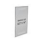 Azar Display Self Adhesive Sign Holder, 8.5" x 14", Vertical, Wall Mounted, Clear, Acrylic, 10/Pack (122013)~#|#~E3768FE9-993C-435B-99AEC92E5EE34A53_sc7
