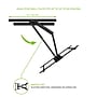 Kanto Long Extension Full Motion TV Wall Mount for 50" - 100" TVs, Black (PDX700)~#|#~E37793AB-A772-47DA-BEA156C171C44351_sc7
