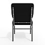Flash Furniture HERCULES Series Fabric Stacking Church Chair, Black Patterned/Silver Vein Frame (FCH185SVJP02)~#|#~E377E896-084F-4DB6-86211A470DB1B3DB_sc7