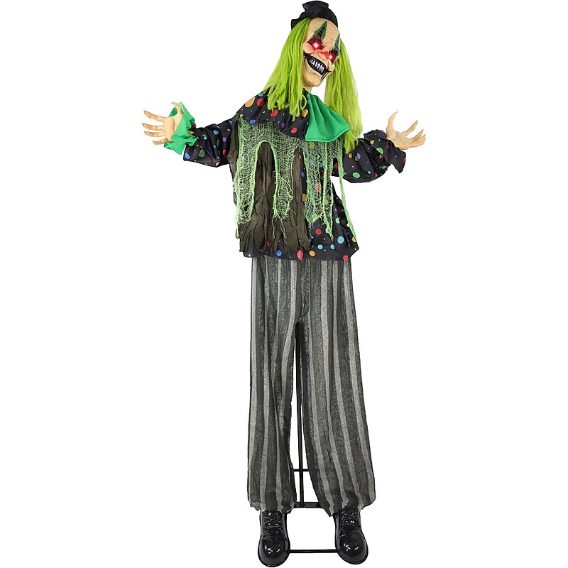 Haunted Hill Farm Lifesize Animatronic Clown (HHCLOWN-35FLSA) image 1