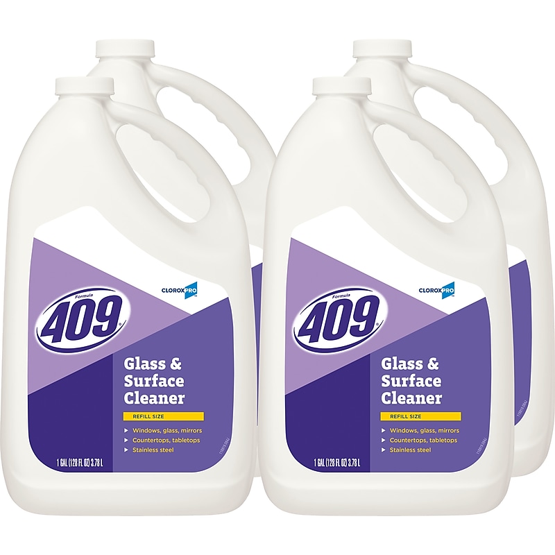 CloroxPro Formula 409 Glass & Surface Cleaner Refill, 128 oz., 4/Pack 03107) image 1