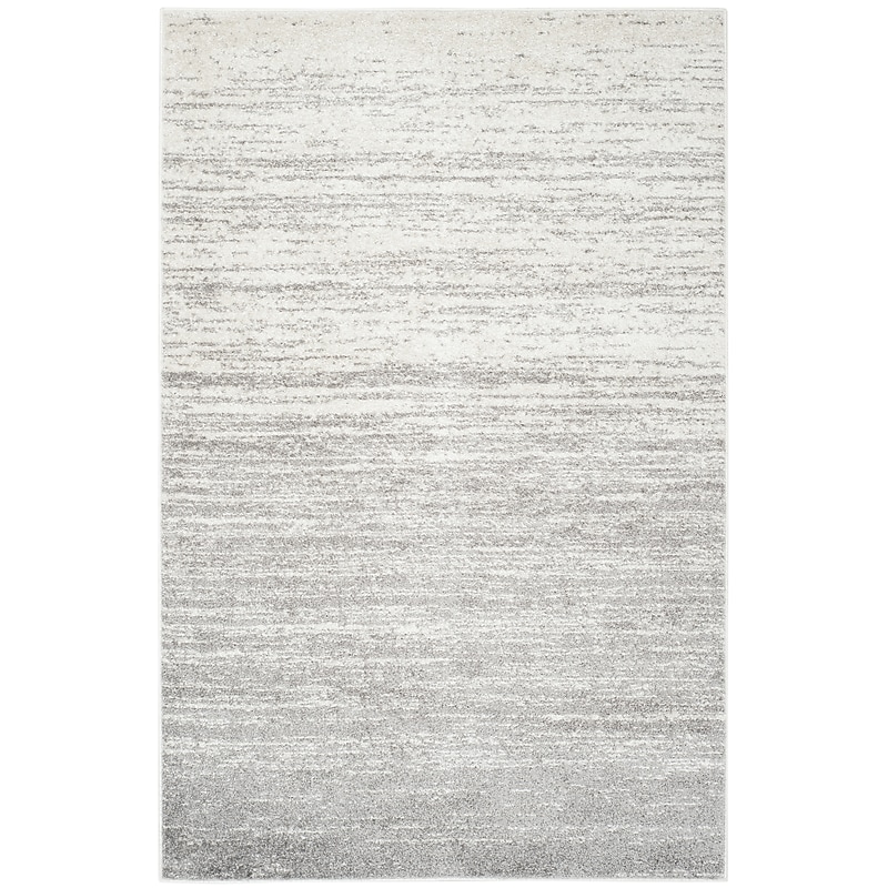 Safavieh Adirondack Collection 5'1" x 7'6" Rectangle Area Rug, Machine Made, Ivory/Silver (ADR113B-5) image 1