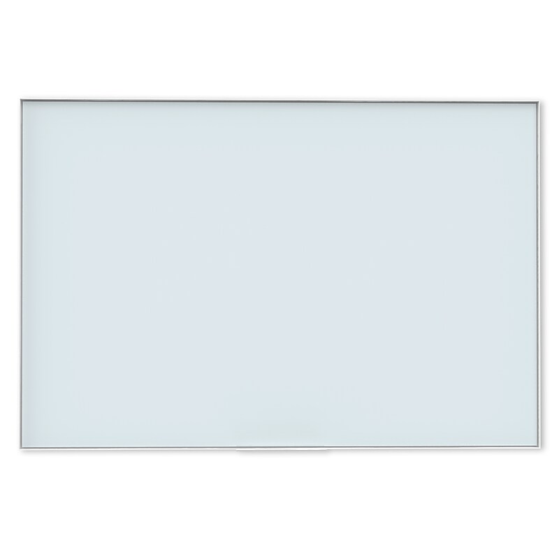 U Brands Glass Dry-Erase Whiteboard, Aluminum Frame, 6' x 4' (2827U00-01) image 1