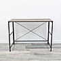 Advantus Flipshelf 40"W Workstation Desk, Wood Grain/Black (39347)~#|#~E38EBACB-6756-4F4A-9BD25046C92B2BB1_sc7