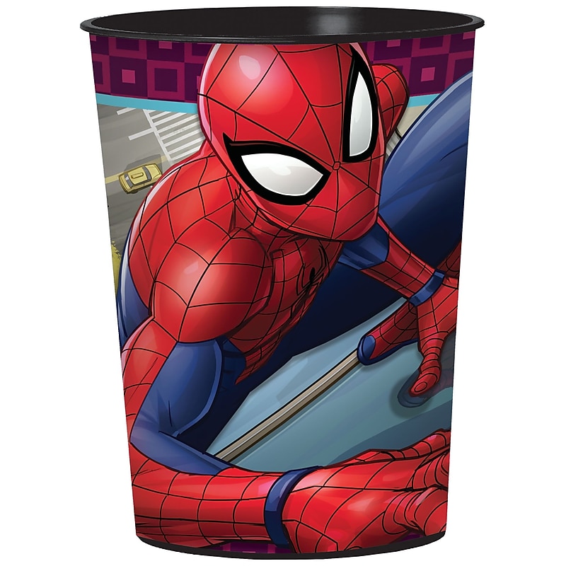 Party City Spider-Man Webbed Wonder Favor Cup, 16 oz. (AM421860) image 1