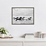 Amanti Art Horse Run I by PHBurchett Framed Canvas Wall Art Print, 24" x 18" (A42675322595)~#|#~E392A860-3F29-4912-A0A4E786950E5A15_sc7