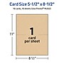 Avery Matte General Use Blank Cards, Kraft Brown, 10/Pack (95352)~#|#~E393964E-083C-4E96-AC04D0DD1766A957_sc7