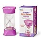 hand2mind Jumbo 10-Minute Sand Timer, Purple (93069)~#|#~E39F018A-DE4E-432C-87F7D745FA3A2FF5_sc7