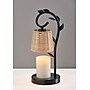 Simplee Adesso Ivy Candlewarmer 14.75" Halogen Table Lamp, Black (SL1193-12)~#|#~E3A24943-3D20-4CC5-9F702E1FC722240B_sc7