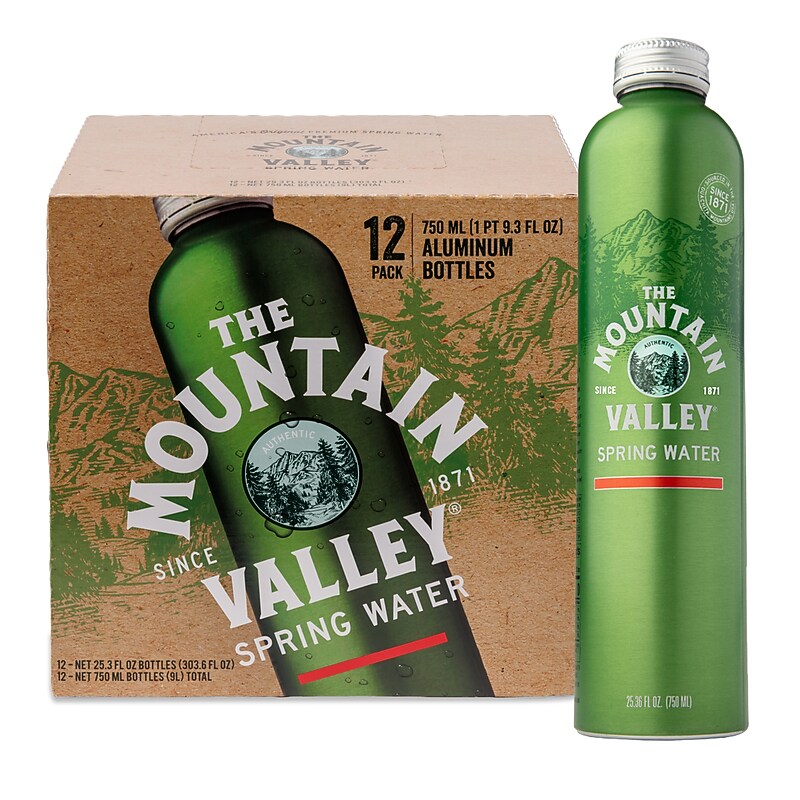 The Mountain Valley Spring Water, 25.36 oz., 12 Bottles/Carton (TMV-11001047) image 1