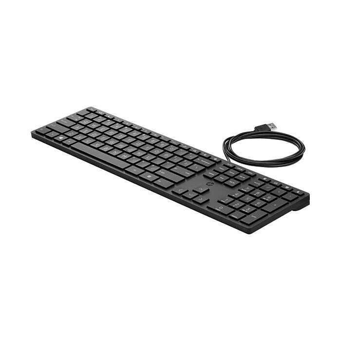 HP Desktop 320K Wired Keyboard (9SR37UT#ABA) | Staples