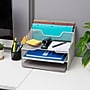 Mind Reader Metal Desktop Organizer Vertical File Holder Paper Letter Tray, White (MESHBOX5-WHT)~#|#~E3A7918C-3D6B-4B88-AB821B7D51451293_sc7