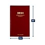 2024 AT-A-GLANCE Standard Diary 7.75" x 12" Daily Diary, Hardsided Cover, Red/Gold (SD377-13-24)~#|#~E3AB4F84-200E-4F71-86A7DBF7D650302E_sc7