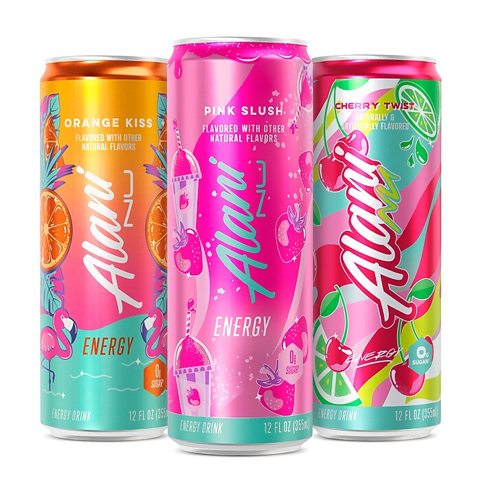 Alani Nu Energy Sugar-Free Sweet Splash Variety Pack, 12 oz., 18