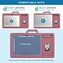 LapGear Ergonomic Pro 21.1" x 12" x 3.1" Lap Desk, Dusty Rose (49504)~#|#~E3B21207-5CC0-4D84-B7B13A8E32B8C9B0_sc7