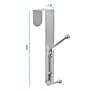 AdirOffice Over-the-Door Coat Hook, 12/Pack (694-07)~#|#~E3B4C1A5-C685-4213-9112E7BB46EAFA5A_sc7