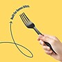 Perk™ Polystyrene Fork, Heavy-Weight, Black, 100/Pack (PK56392)~#|#~E3B645B0-95AD-49AB-A174DFCA3476EA7D_sc7