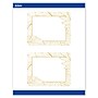 Avery Gold Florals Matte Blank Card, White, 20/Pack (S00-EW4)~#|#~E3BA36DF-3F24-4D54-BAC44D0D82B728BE_sc7