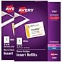 Avery Name Badge Kit, White, 600/Pack (35392)~#|#~E3BD0745-5EE4-4501-8FD283C67088884E_sc7