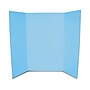Flipside Tri-Fold Presentation Board, 36" x 48", Corrugated, Sky Blue, 24/Carton (30066-24)~#|#~E3BEA4F5-A44C-423A-80681584890A4D8A_sc7