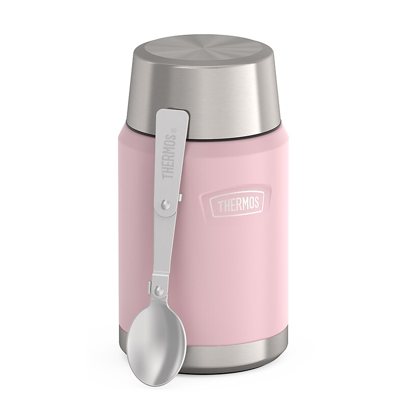 Thermos Icon Series Stainless Steel Insulated Food Jar, Sunset Pink, 24 oz. (EAIS3012SP4) image 1