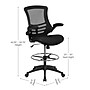 Flash Furniture Mid-Back Design Mesh Task Chair, Black (BL-X-5M-D-GG)~#|#~E3C28215-1853-4D2E-9D8B51AB4560D994_sc7