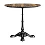 Flash Furniture TopGuard 31.25" Round Wood Dining Table with X-Base, Natural/Black Base (STRD31NATSI2222)~#|#~E3C4094B-09BC-4093-9C49D6A158F5DDC2_sc7