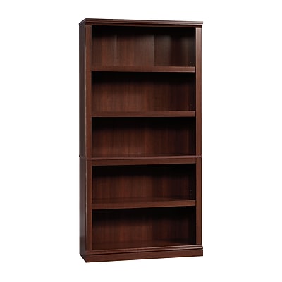 Sauder Select 70″H 5-Shelf Bookcase, Cherry Finish (412835) Simolary simolary.com