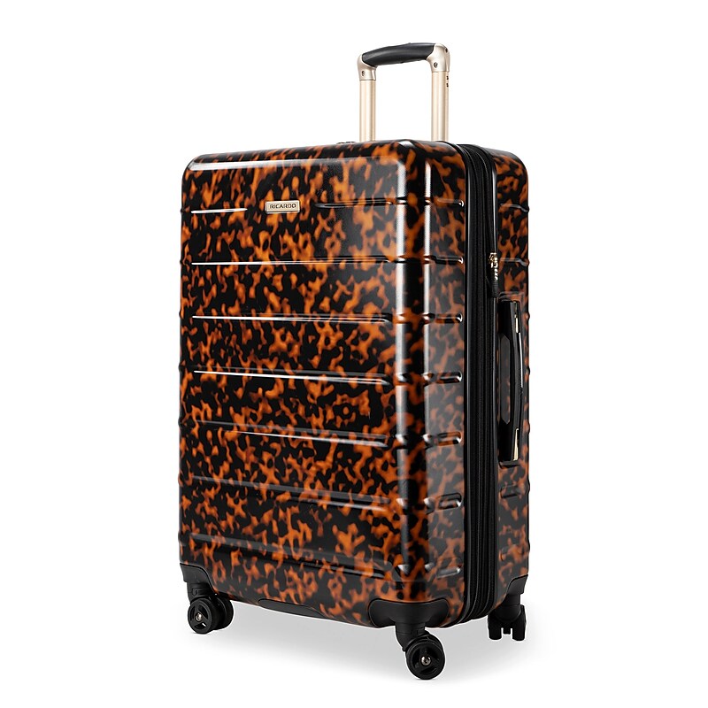 Ricardo Beverly Hills Cambria 24" Hardside  Suitcase, 8-Wheeled Spinner, Tortoise (140-25-973-4VP) image 1