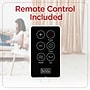 Black & Decker 1500-Watt Portable Ceramic Electric Tower Heater, Black (BHVHC15)~#|#~E3C54A4D-99A8-411B-B32E94CB7945206A_sc7
