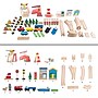 Hey! Play! Wooden Train Set & Play Mat, Multicolored (80-HJD931029)~#|#~E3C61487-8130-4EF7-9ED8382307656E3D_sc7