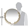 Infinity Instruments Emperor Metal Wall Mirror, 22" (20007AG)~#|#~E3CCC6E0-5EB5-4AC2-9E0AE09F2BE17AEE_sc7