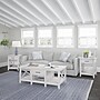 Bush Furniture Key West 47" x 24" Coffee Table with 2 End Tables, Pure White Oak (KWS023WT)~#|#~E3CD0D98-B6D7-49D2-B4A72CEDF00A2E8D_sc7