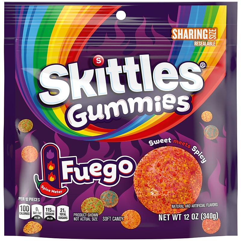 Skittles Gummies Fuego Gummy Candy, 12 oz. (MMM33036) image 1