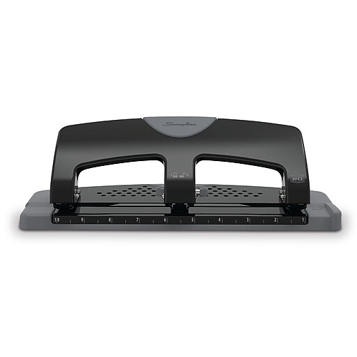 Swingline SmartTouch Low Force Desktop 3-Hole Punch, 20 Sheet