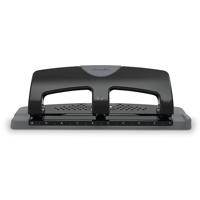 Swingline SmartTouch Low Force Desktop 3-Hole Punch, 20 Sheet