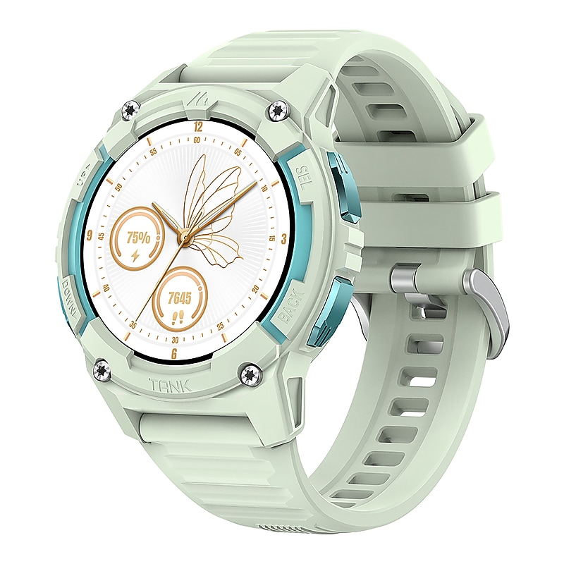 KOSPET TANK S2 AMOLED GPS Smart Watch, Silicone Band, Iris Green (P-S001-G) image 1