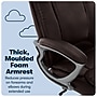 Serta Fairbanks Ergonomic Bonded Leather Executive Big & Tall Chair, 350 lb. Capacity, Chestnut (43675A)~#|#~E3DC76C8-F409-40A3-93084D68605C97A5_sc7