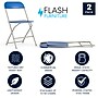 Flash Furniture HERCULES Series Plastic Banquet/Reception Chair, Blue, 2/Pack (2LEL3BLUE)~#|#~E3DCF956-EF20-4B67-906B2AEC3A872E64_sc7