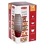 Rubbermaid Plastic Containers, Clear/Red (935123369M)~#|#~E3DDB4AF-E598-4E97-8084D0195F473AB9_sc7