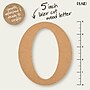 Plaid MDF Letters, 5", Brown Oxide, 12/Pack (PDE63568-12)~#|#~E3DE12B6-3F50-4818-A23855CD3E5BF0DB_sc7