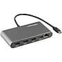 StarTech Thunderbolt 3 Mini Dock Portable Dual Docking Station, Gray (TB3DKM2HDL)~#|#~E3DE1675-563B-41EB-ACA4A365847C8DDD_sc7