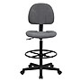 Flash Furniture Fabric Drafting Stool, Gray (BT-659-GRY-GG)~#|#~E3DE3098-BBBF-4950-988039D1D63AD332_sc7