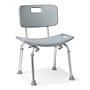 Medline Knockdown Bath Bench, Fixed Arms, Back Rest, Aluminum Frame, 400 lb. Capacity (G2-101KRX1)~#|#~E3E35823-304C-46CF-9AE10A4A913AB077_sc7