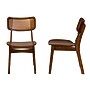 Baxton Studio Tafari Mid-Century Wood Dining Chair, Walnut Brown/Light Brown, 2/Set (239-2P-13414-HT)~#|#~E3E3612B-67D9-4021-886E52C0D67F1B52_sc7