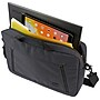 Case Logic Huxton Expandable Polyester Attache, Laptop Compatible, Black (3204653)~#|#~E3E3DCAC-8639-4311-8794E36B0EA46E5F_sc7