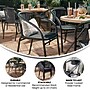 Flash Furniture Gray Rattan Indoor-Outdoor Restaurant Stack Chair (TLH-037-GY-GG)~#|#~E3E9F1D3-78E1-4AF8-B24F393998A67643_sc7