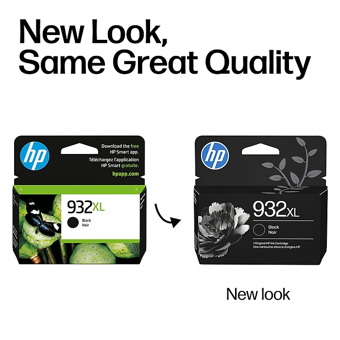 HP 932XL Black High Yield Ink Cartridge, Prints Up to 1,000 Pages