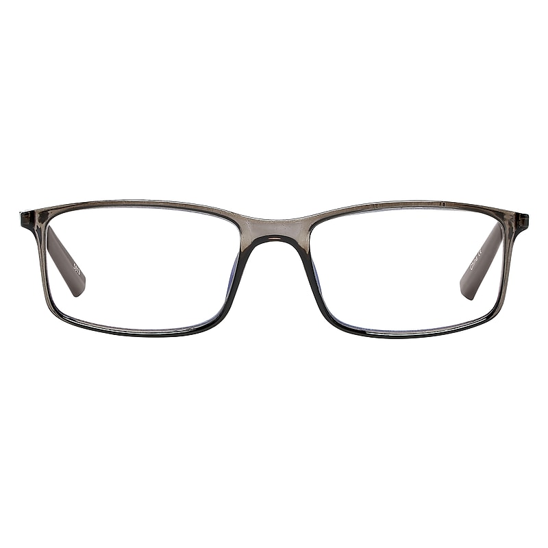 SAV Optitek Blue Light +2.00 Reading Glasses, Gray (E7259) image 1
